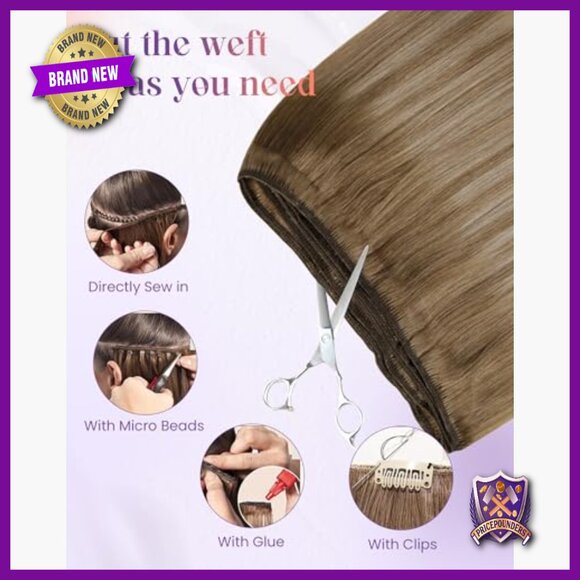 18 Inch Human Hair Extensions 100g Straight Sew In Wefts Soft